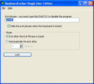 KeyboardLocker screenshot